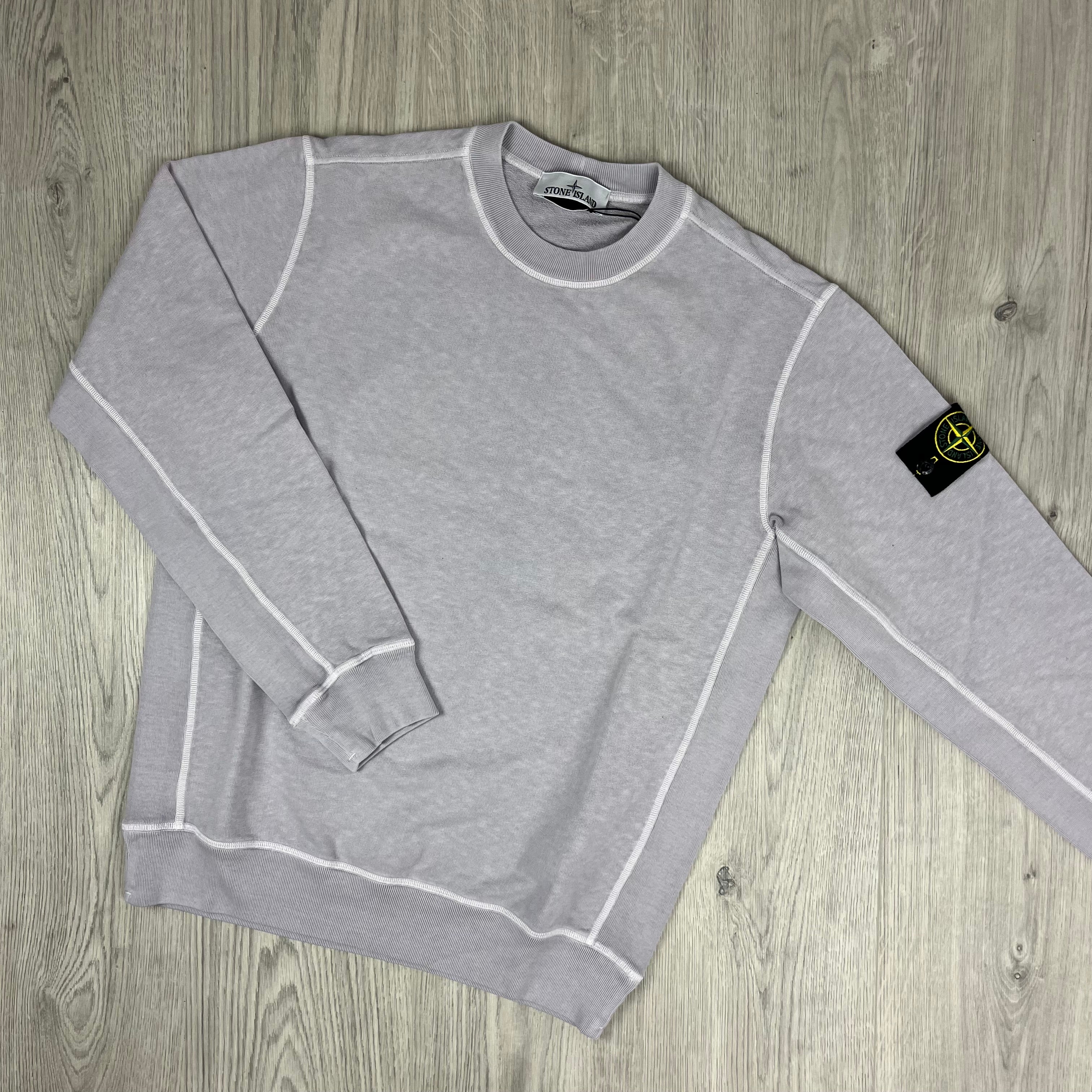 Stone Island Dyed Sweatshirt - Lilac