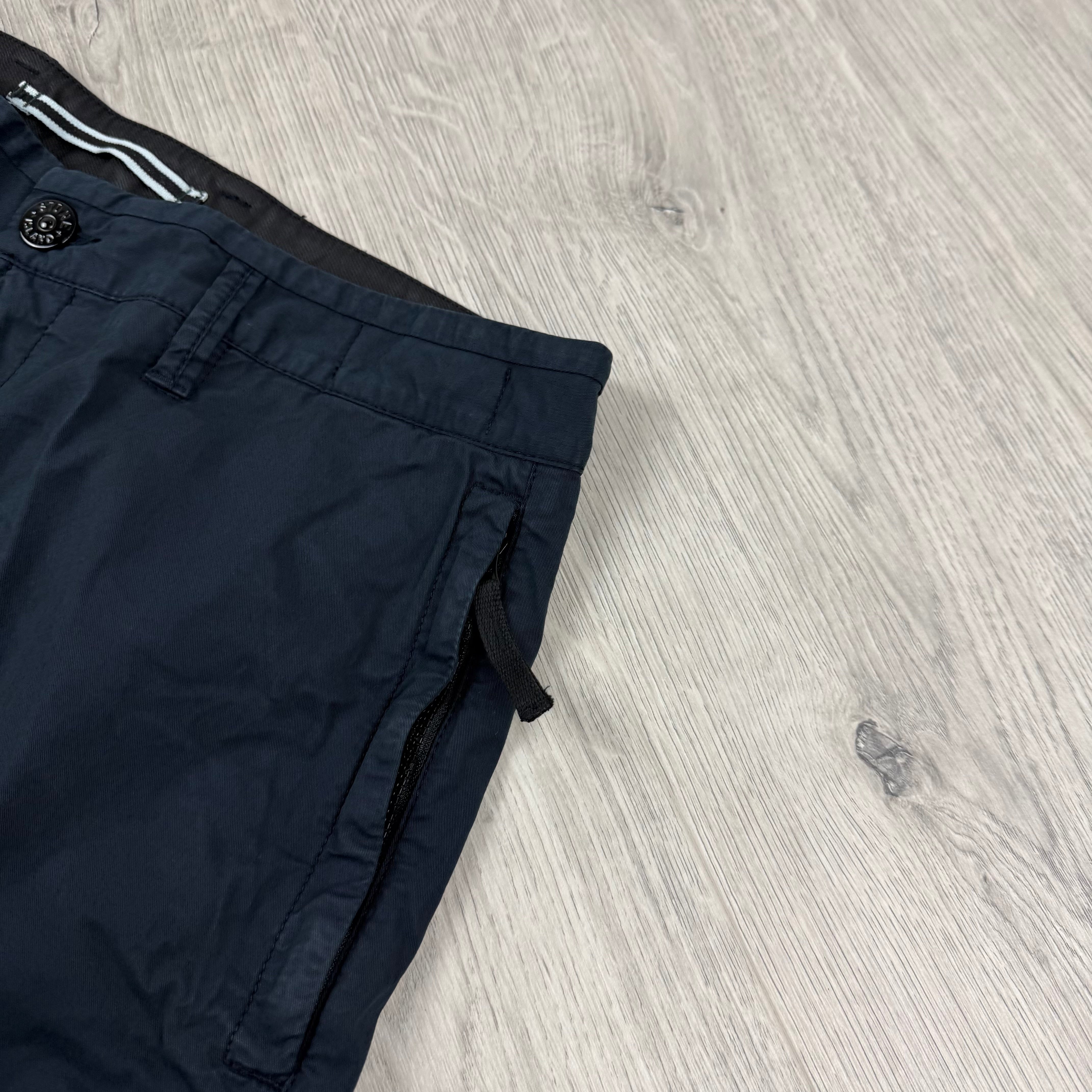 Stone Island Cargo Trousers - Navy