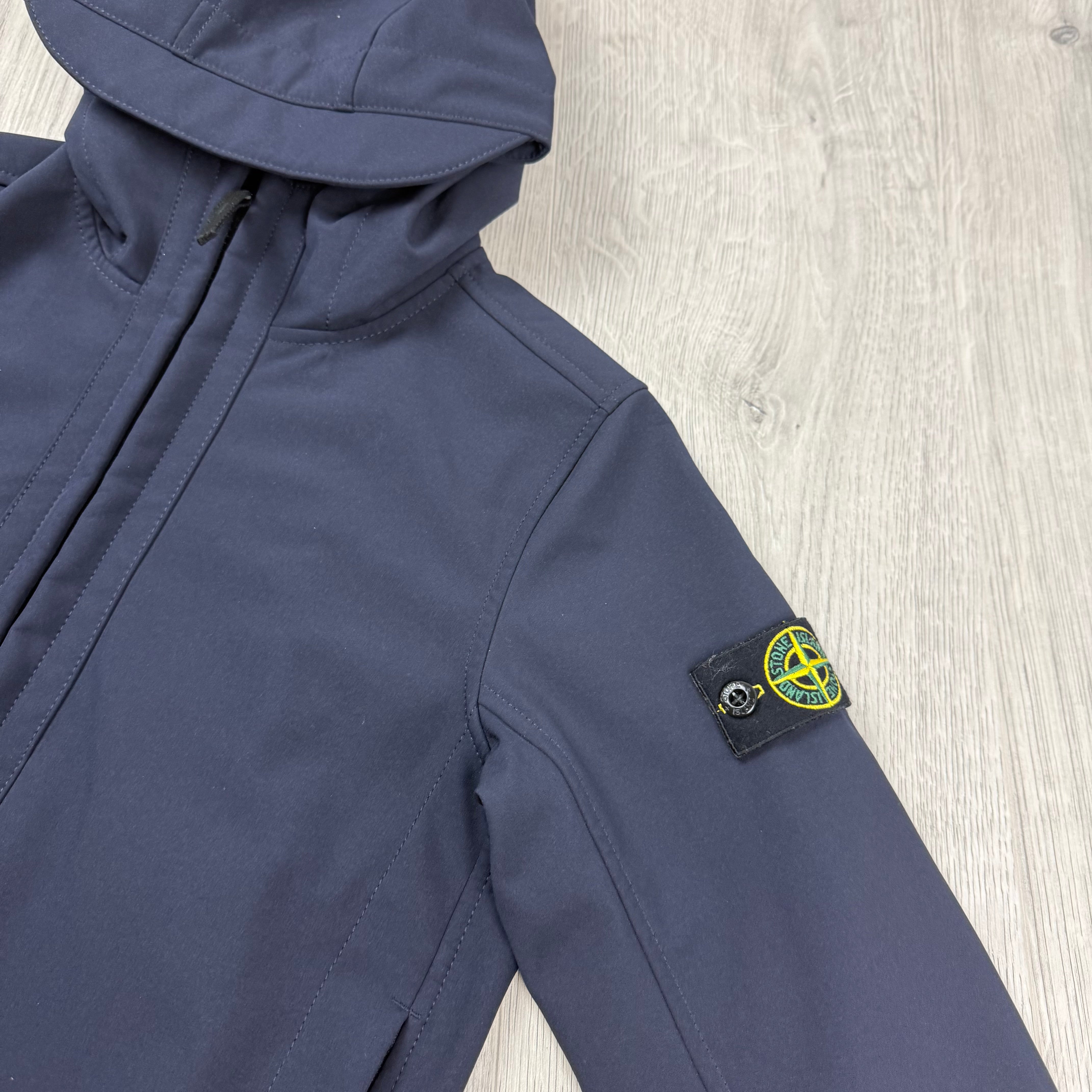 Stone Island Junior Shell Jacket - Navy