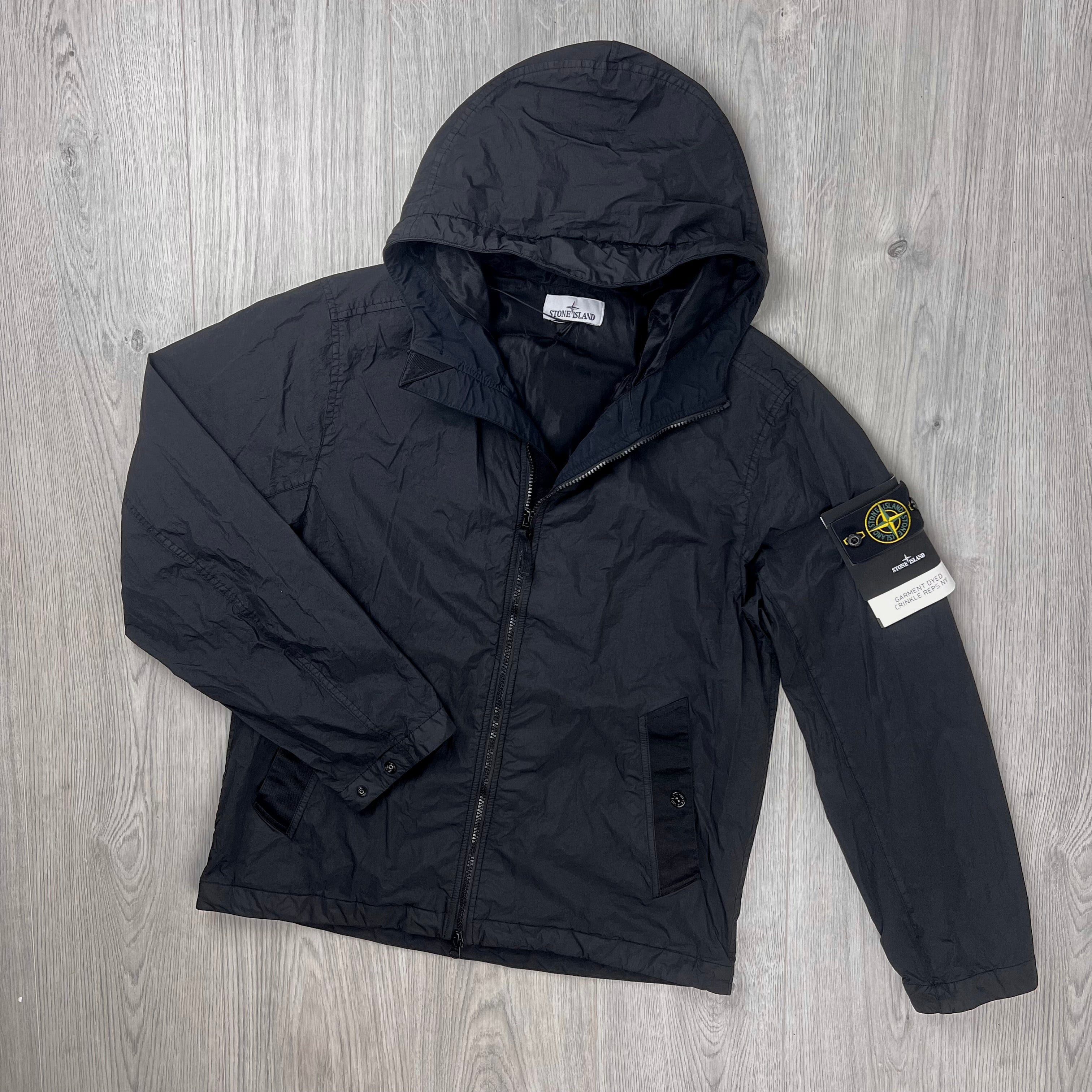 Stone Island Crinkle Reps NY Jacket - Black
