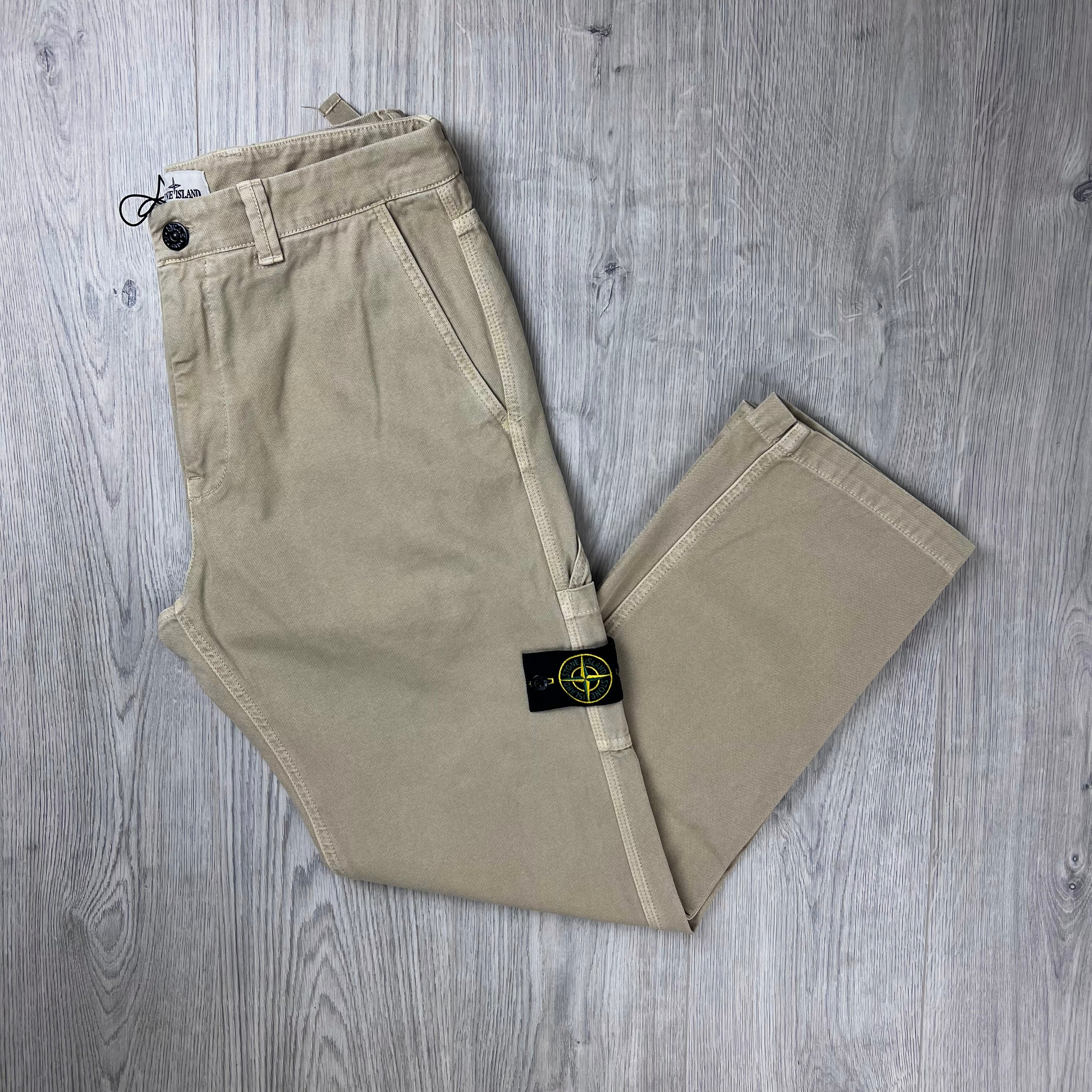 Stone Island Panama Trousers - Desert