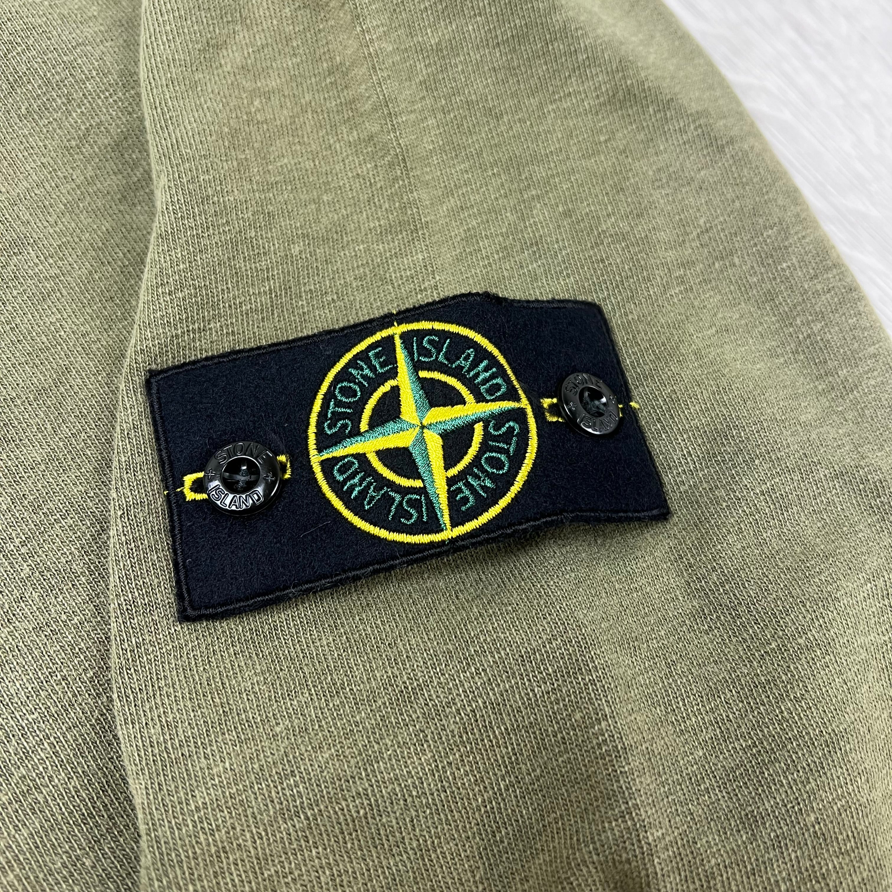 Stone Island Malfilé 'Old' Sweatshirt - Military
