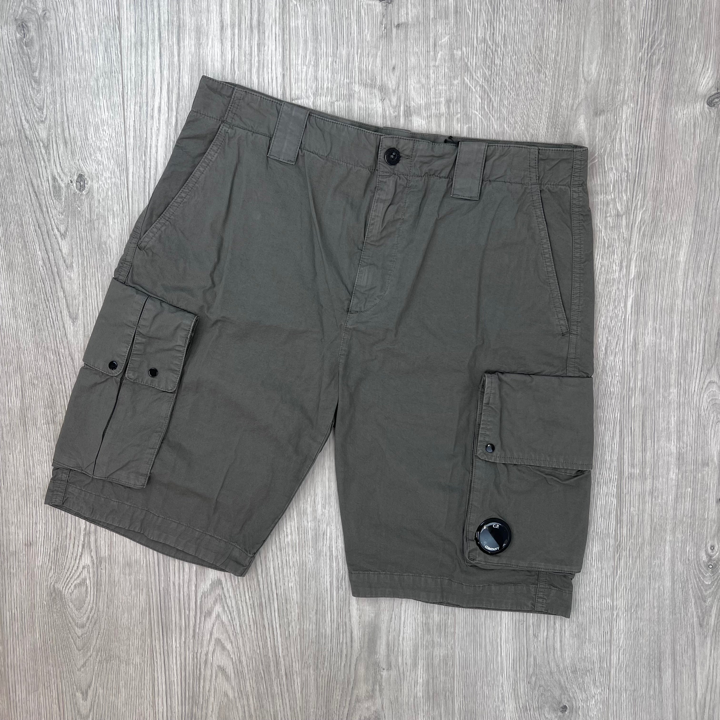 CP Company Cargo Shorts - Gunmetal