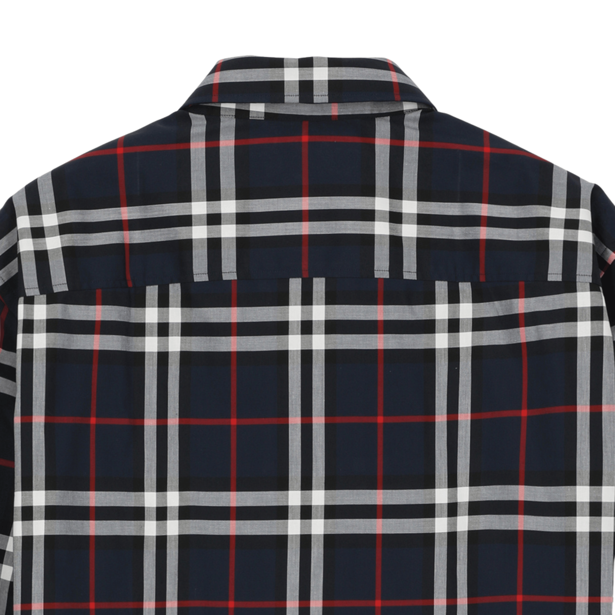 Burberry Check Shirt - Navy