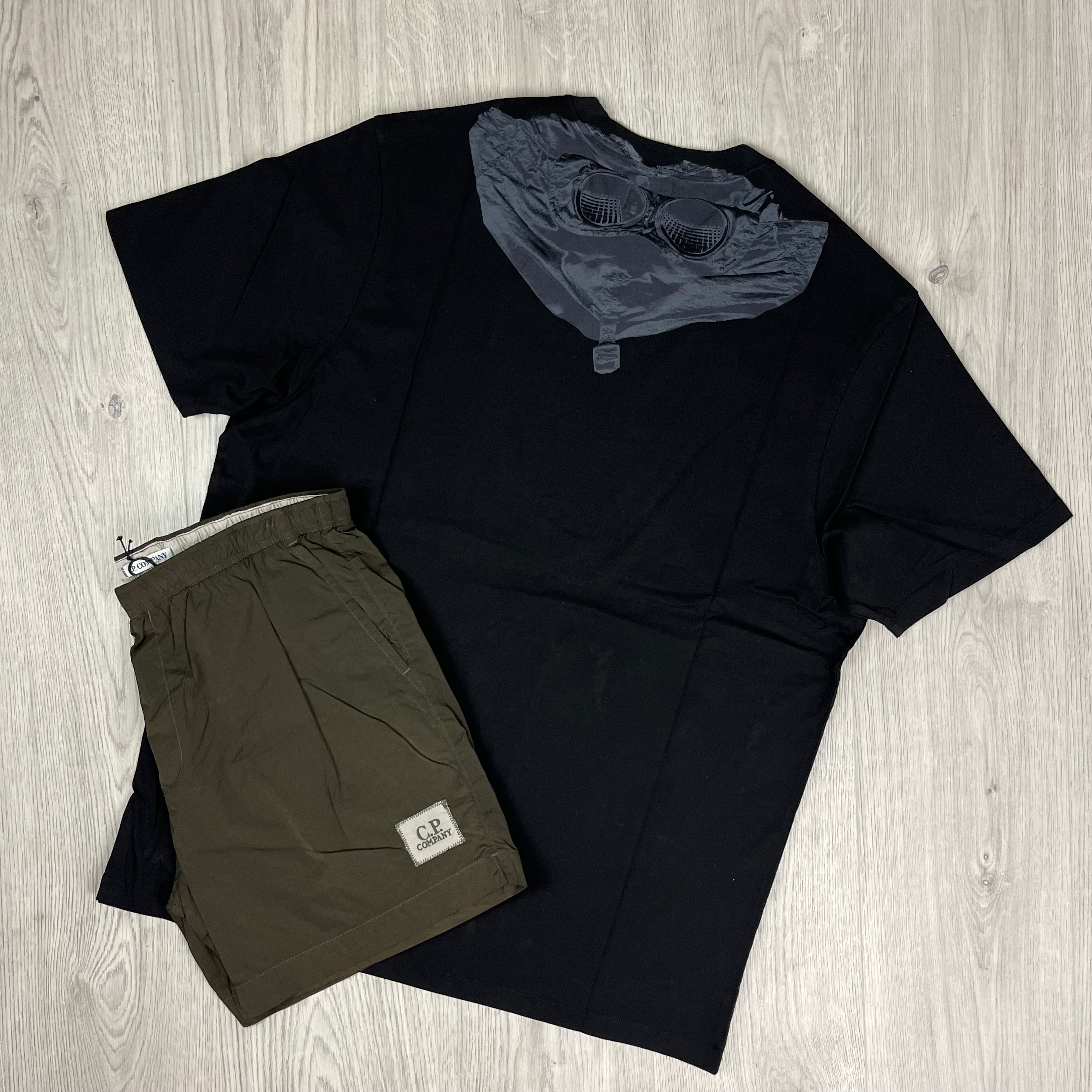 Men's CP Company Holiday Set in Black/Ivy Green. On sale at Open Attire.