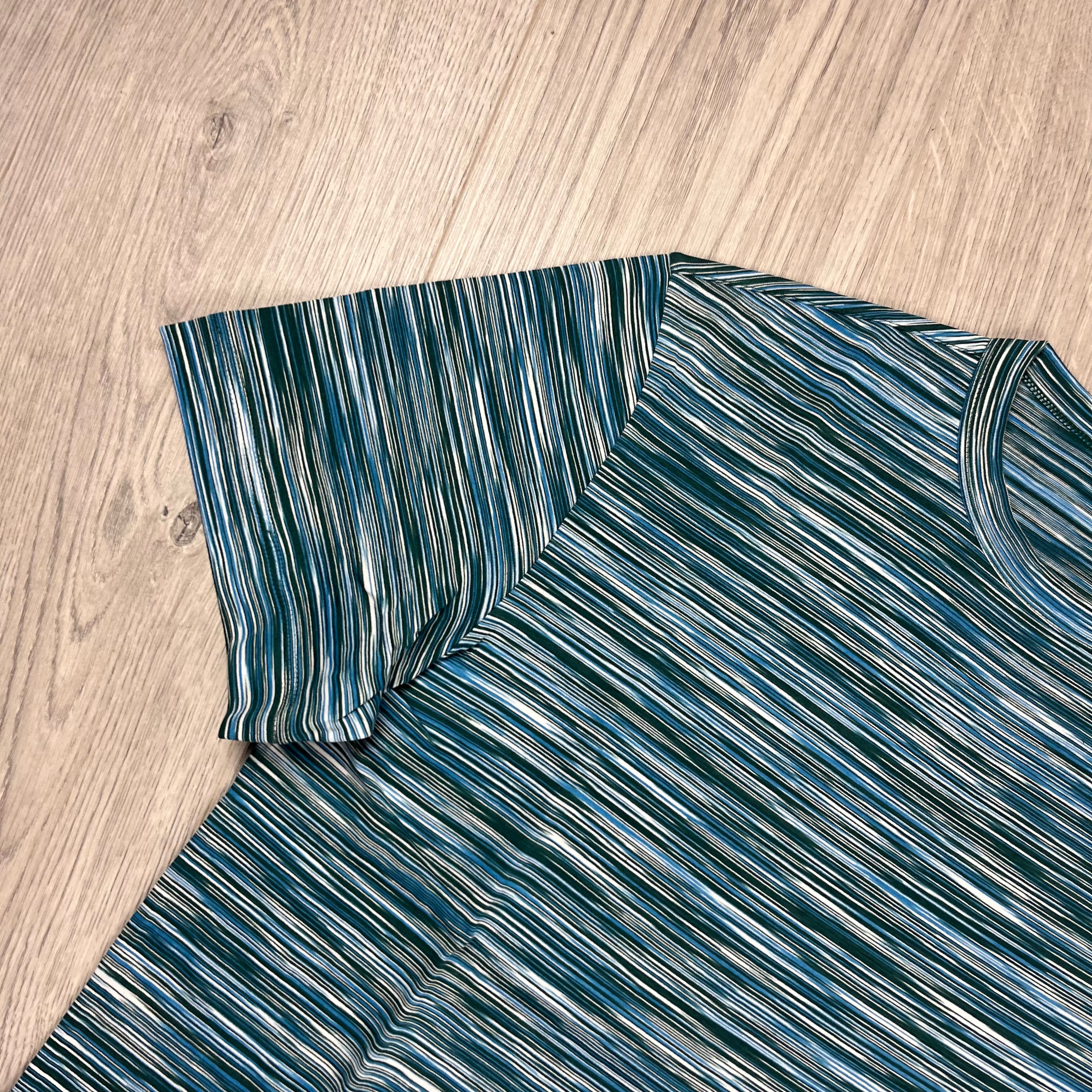 Missoni Space Dye T-Shirt in Blue. On sale at Open Attire.